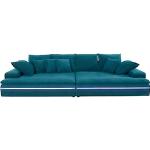 Reduzierte Aquablaue Gesteppte Moderne Big Sofas & XXL Sofas Breite 250-300cm, Höhe 50-100cm, Tiefe 100-150cm 