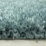 Hellblaue Novel Nachhaltige Runde Runde Hochflorteppiche 120 cm aus Textil schmutzabweisend 