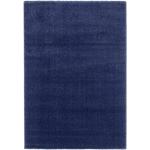 Blaue Unifarbene Novel Rechteckige Webteppiche aus Textil 