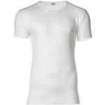 Novila Herren American-Shirt - Rundhals, Natural Comfort, Feininterlock, Weiß (M (Medium))