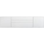 now by hülsta Sideboard easy, hängende oder stehende Montage möglich, Breite 256 cm weiß Sideboards Kommoden