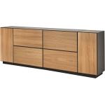 now by hülsta Sideboard now to go colour ¦ holzfarben ¦ Maße (cm): B: 225 H: 81 T: 40