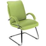 Grüne Nowy Styl Konferenzstühle & Besucherstühle aus Kunstleder mit Armlehne 