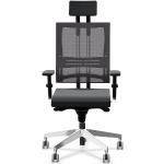 Schwarze Moderne Nowy Styl Ergonomische Bürostühle & orthopädische Bürostühle  mit Armlehne Breite 0-50cm, Höhe 50-100cm, Tiefe 0-50cm 
