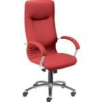 Rote Ergonomische Bürostühle & orthopädische Bürostühle  aus Leder mit Armlehne Breite 50-100cm, Höhe 0-50cm, Tiefe 0-50cm 
