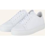 Weiße Nubikk Low Sneaker aus Kalbsleder für Herren Größe 43 