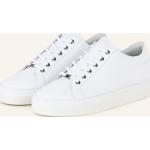 Weiße Nubikk Low Sneaker aus Glattleder für Herren Größe 41 
