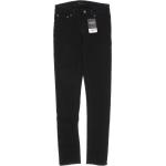 Reduzierte Schwarze Nudie Jeans Nachhaltige Damenjeans aus Denim Größe XS 