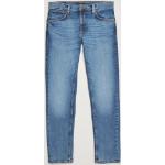 Blaue Nudie Jeans Nachhaltige Herrenjeans mit Reißverschluss aus Denim 