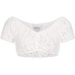 Weiße Nübler Transparente Blusen & durchsichtige Blusen durchsichtig aus Spitze für Damen Größe L 