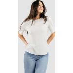 Reduzierte Weiße Streetwear Nümph T-Shirts aus Viskose für Damen Größe XS 