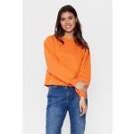 Reduzierte Orange Nümph Bio Rundhals-Ausschnitt Damensweatshirts mit Puffärmeln Größe XXL 
