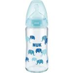 Blaue Nuk Antikolik Babyflaschen aus Glas 