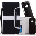 Numia HTC One M8 Cases Art: Flip Cases mit Bildern aus Leder 