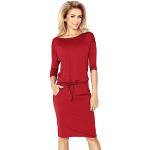 numoco - Women's Fashion/Dresses - Numoco 13-66 Sporty dress - Dark red color - Dark Red Color - L