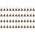 Kamelbraune Vintage Weihnachtsanhänger aus Bronze 50-teilig 