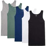 Olivgrüne U-Ausschnitt Shaping Tops & Miederhemden für Herren Größe 5 XL 5-teilig für den für den Sommer 
