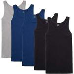 Reduzierte Blaue U-Ausschnitt Shaping Tops & Miederhemden für Herren Größe L 5-teilig für den für den Sommer 
