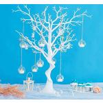 Weiße 75 cm Mini Weihnachtsbäume & Tisch Weihnachtsbäume aus Kunststoff 