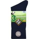 NUR DER Bambus¹ Komfort Socke 3-Pack - maritim - Größe 43-46