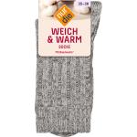 Graue Nur die Nachhaltige Damensocken & Damenstrümpfe Größe 37 für den für den Winter 