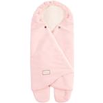 Nuvita 9100 Cuddle | Weicher Schlafsack mit verstellbarer Kapuze | Perfekt von 0 bis 10 Monaten (80 cm) | Beständig gegen Temperaturen bis zu 8°C, Wasser und Wind | Rosa/Weiß