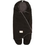 Nuvita 9100 Cuddle | Weicher Schlafsack mit verstellbarer Kapuze| Perfekt von 0 bis 10 Monaten (80 cm) | Beständig gegen Temperaturen bis zu 8°C, Wasser und Wind | Schwarz/Grau