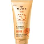 Französische Nuxe Body After Sun Produkte 30 ml LSF 30 mit Rosmarin für  empfindliche Haut für das Gesicht 