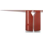 Rote Moderne MDF Italia Runde Esstische 180 cm matt aus Stein 