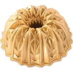 Goldene Nordic Ware Gugelhupfformen aus Kristall 