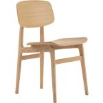 Hellbraune Industrial NORR11 Designer Stühle aus Massivholz 