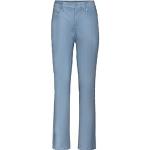 Reduzierte Blaue NYDJ Straight Leg Jeans mit Reißverschluss aus Baumwolle für Damen Größe L 