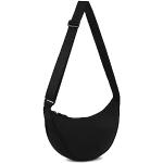 Reduzierte Schwarze Unifarbene Bodybags mit Riemchen aus Nylon für Damen klein 