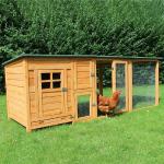 Braune Hühnerställe & Hühnerhäuser aus Holz 