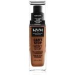 NYX Professional Makeup Can't Stop Won't Stop 24-Hour Foundation Flüssige Foundation 30 ml Nr. 15.7 - Warm Caramel