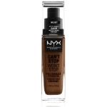 NYX Professional Makeup Can't Stop Won't Stop 24-Hour Foundation Flüssige Foundation 30 ml Nr. 22.3 - Walnut