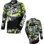 O Neal Element Kinder Jersey Attack Schwarz Trikot MX DH MTB BMX Motocross
