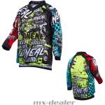 O Neal Element Kinder Jersey V22 Wild Multi Trikot MX MTB BMX Motocross