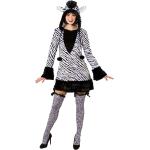 Zebra-Kostüme aus Polyester für Damen Größe L 
