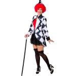 Clown-Kostüme & Harlekin-Kostüme aus Polyester für Damen Größe L 