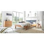 Hellbraune Hasena Oak-Line Betten geölt aus Massivholz 100x200 