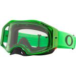 Oakley Airbrake Clear Motocross Brille, schwarz-grün