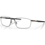 Anthrazitfarbene Oakley Vollrand Brillen aus Metall für Herren 