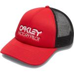Rote Bestickte Oakley Factory Snapback-Caps aus Polyester 