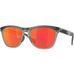 Graue Oakley Frogskins Runde Sonnenbrillen polarisiert aus Kunststoff für Herren 