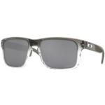 Schwarze Oakley Holbrook Runde Sonnenbrillen polarisiert aus Metall für Herren 
