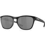 Schwarze Oakley Quadratische Sonnenbrillen polarisiert aus Kunststoff für Herren 