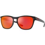 Reduzierte Schwarze Oakley Verspiegelte Sonnenbrillen für Herren 