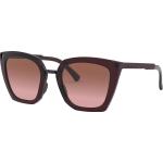 Schwarze Oakley Quadratische Cateye Sonnenbrillen aus Metall für Damen 