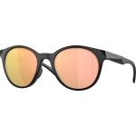 Schwarze Oakley The Beatles Runde Sonnenbrillen polarisiert aus Kunststoff für Damen 